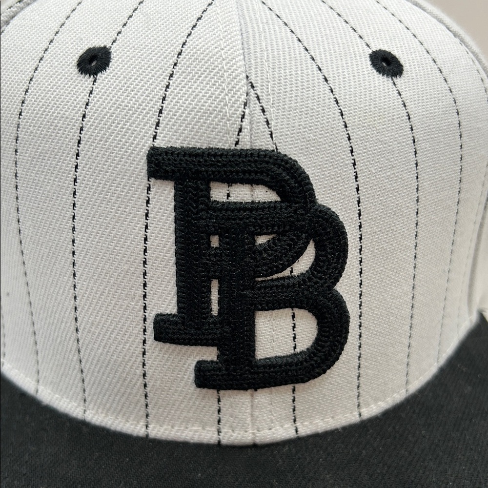Playboy SnapBack baseball cap.  Pinstripes - Picture 4 of 12